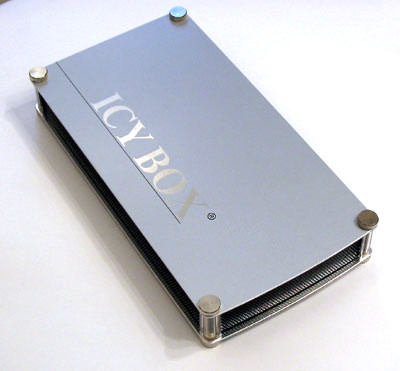 Icy Box - pro externí HDD, kovový, účinné pasivní chlazení